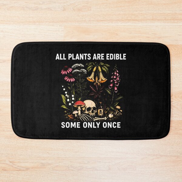 Item preview, All Plants Are Edible Some Only Once Vintage Botanical designed and sold by AAlyeldin.