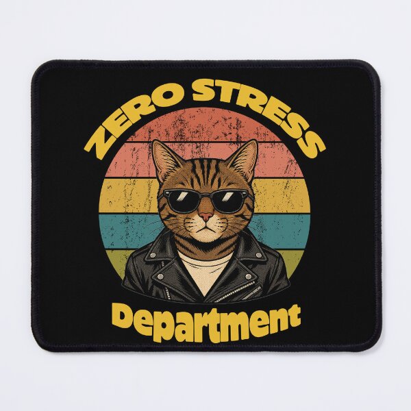 Item preview, Zero Stress Department Cool Cat Retro designed and sold by Lombardino.