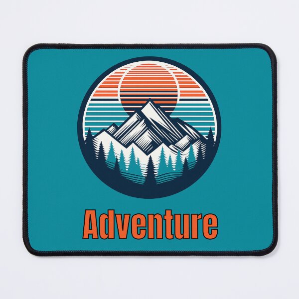 Item preview, Vintage Adventure Mountain Logo | Retro Outdoor Camping Hiking Design designed and sold by Timber-Trail.