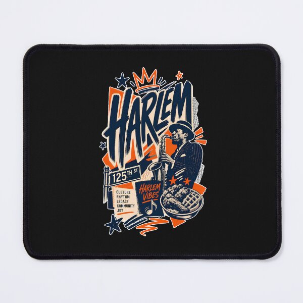Item preview, Harlem Vibes – 125th Street Jazz & Soul | Retro Urban Graphic designed and sold by HarlemsGee.