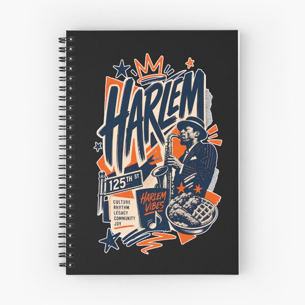 Item preview, Harlem Vibes – 125th Street Jazz & Soul | Retro Urban Graphic designed and sold by HarlemsGee.