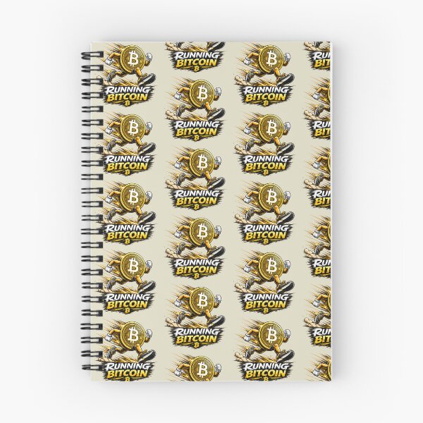 Item preview, Running Bitcoin Coin Comic Mascot designed and sold by tawscolors.