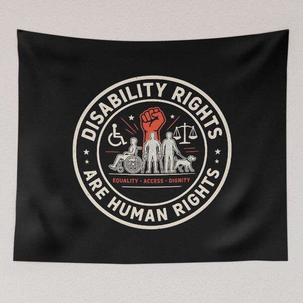 Item preview, Disability Rights Are Human Rights Stand for Inclusion and Equality designed and sold by Redgiant87x.