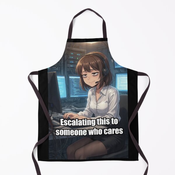 Item preview, Escalating This To Someone Who Cares | Funny IT Support Help Desk Sarcasm Meme designed and sold by Amber Sky Creations.