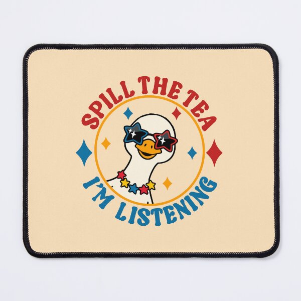 Item preview, Spill The Tea I'm Listening - Funny Sassy Retro Goose designed and sold by the-Z3nith.