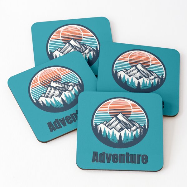 Item preview, Vintage Adventure Mountain Logo | Retro Outdoor Camping Hiking Design designed and sold by Timber-Trail.