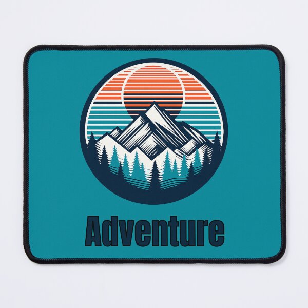 Item preview, Vintage Adventure Mountain Logo | Retro Outdoor Camping Hiking Design designed and sold by Timber-Trail.