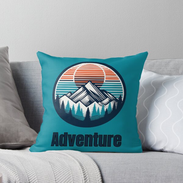 Item preview, Vintage Adventure Mountain Logo | Retro Outdoor Camping Hiking Design designed and sold by Timber-Trail.