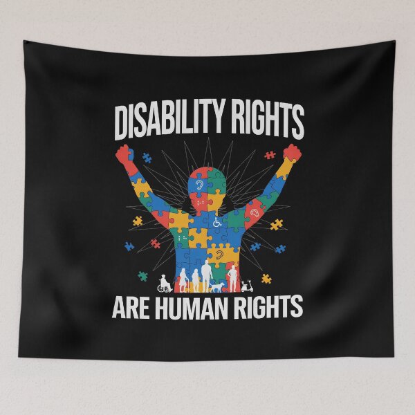 Item preview, Disability Rights Are Human Rights Meaningful Equality Support designed and sold by Redgiant87x.