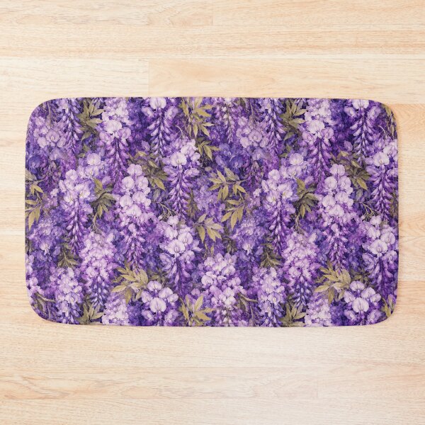 Item preview, Wisteria Maximalist Dense No Background Seamless Pattern designed and sold by Inkworksbyshery.