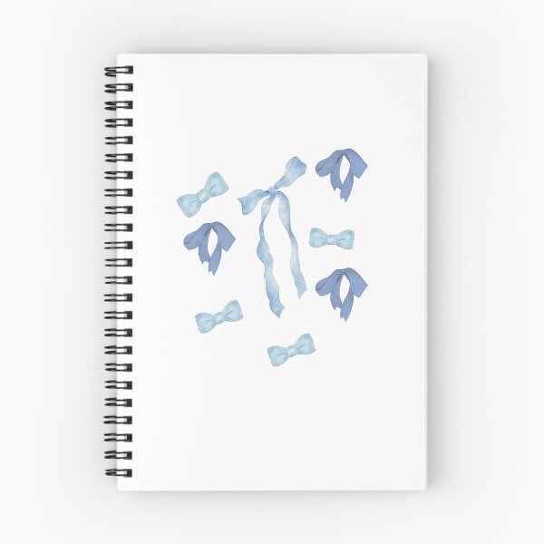 Item preview, Blue Ribbon Bows | Coquette Aesthetic Watercolor Bow Pattern designed and sold by Rush2Buy.