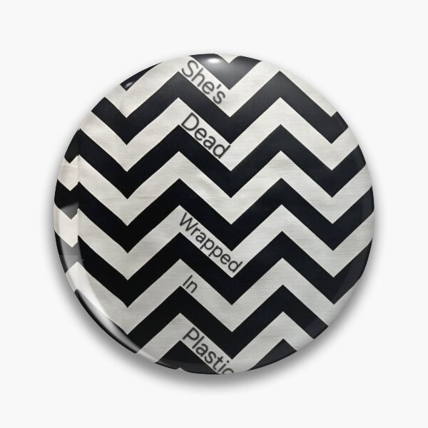 Item preview, Wrapped in Plastic Murder Mystery Chevron Poster Art designed and sold by FineArtShirts.