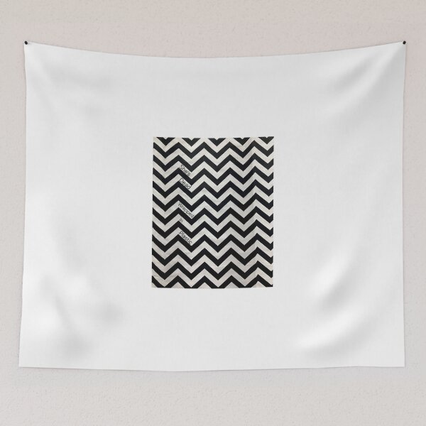 Item preview, Wrapped in Plastic Murder Mystery Chevron Poster Art designed and sold by FineArtShirts.