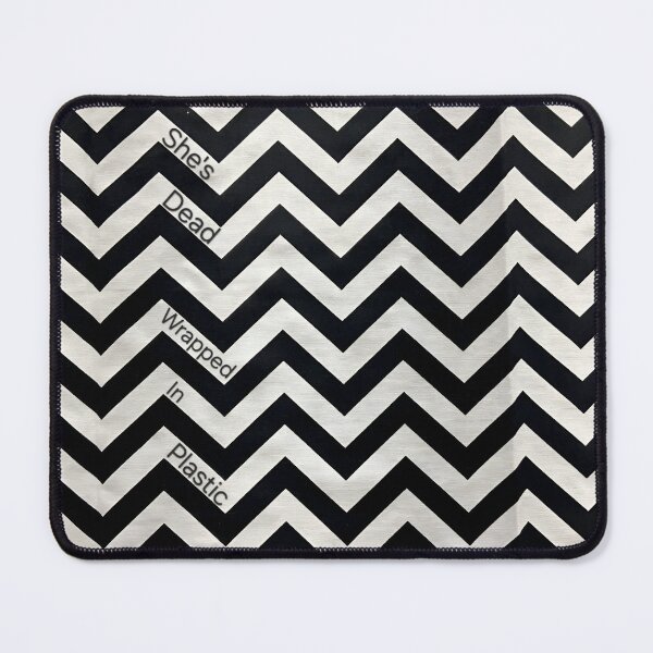 Item preview, Wrapped in Plastic Murder Mystery Chevron Poster Art designed and sold by FineArtShirts.