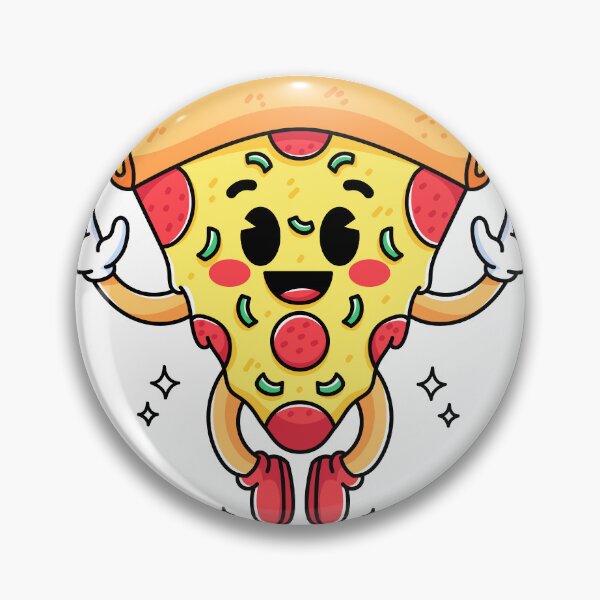 Item preview, Cute Vintage Cartoon Pizza Slice designed and sold by RiderSpoon.