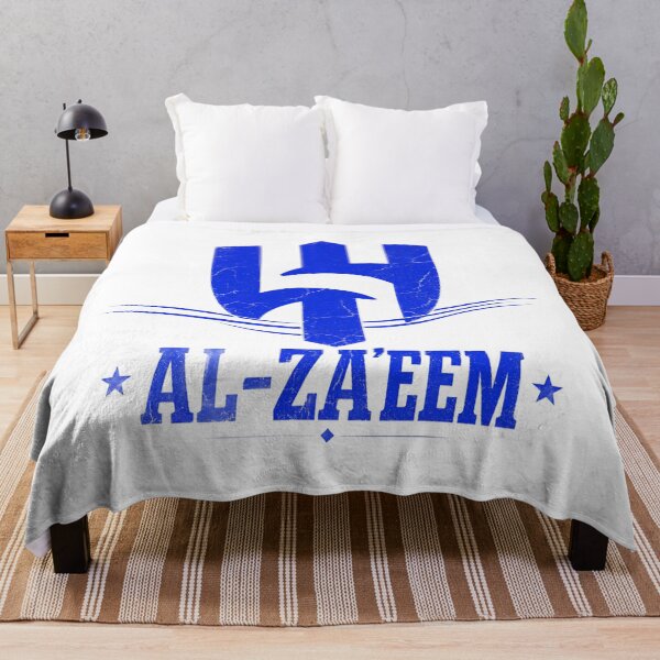 Item preview, Vintage Al-Za'eem Royal Blue Football Chants Retro Art designed and sold by osamawaleed1997.