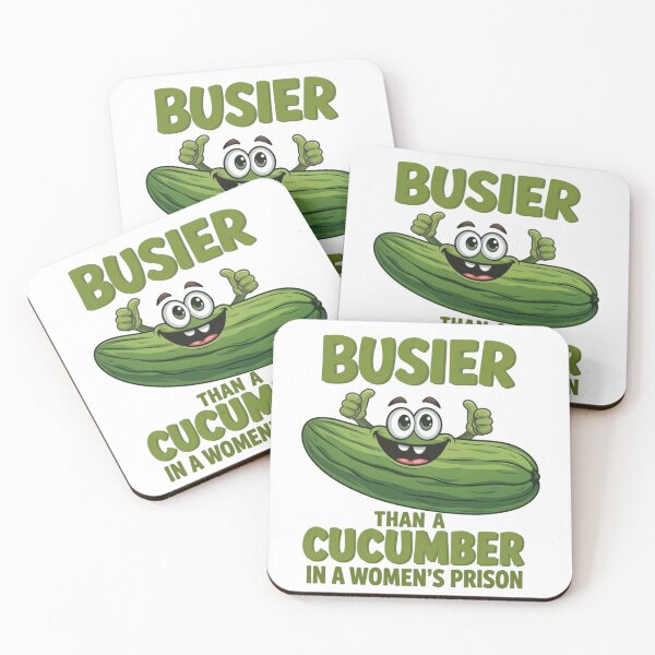 Item preview, busier than a cucumber in a women's prison designed and sold by CanvasRebel.