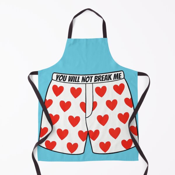 Item preview, Heart Boxers - "You Will Not Break Me" | Dungeon Crawler Carl Shirt designed and sold by RollForDesignCo.