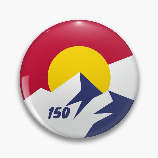 Item preview, Colorado 150 Badge designed and sold by Still-Tide.