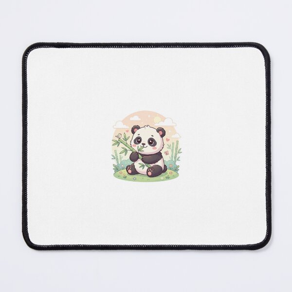 Item preview, Cute Cartoon Panda Eating Stalk of Bamboo designed and sold by NithskeBR.