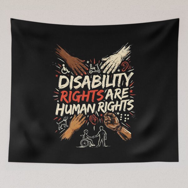 Item preview, Disability Rights Are Human Rights Equality Awareness designed and sold by Redgiant87x.