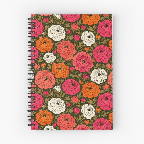 Item preview, Ranunculus Bold Flat Graphic Mod Seamless Pattern designed and sold by Inkworksbyshery.