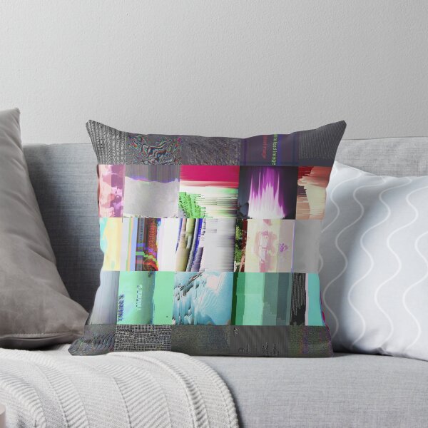 Item preview, Failure to Load Dark Glitch Art Abstract Grid Synthwave Aesthetic Design designed and sold by Terry Bain.