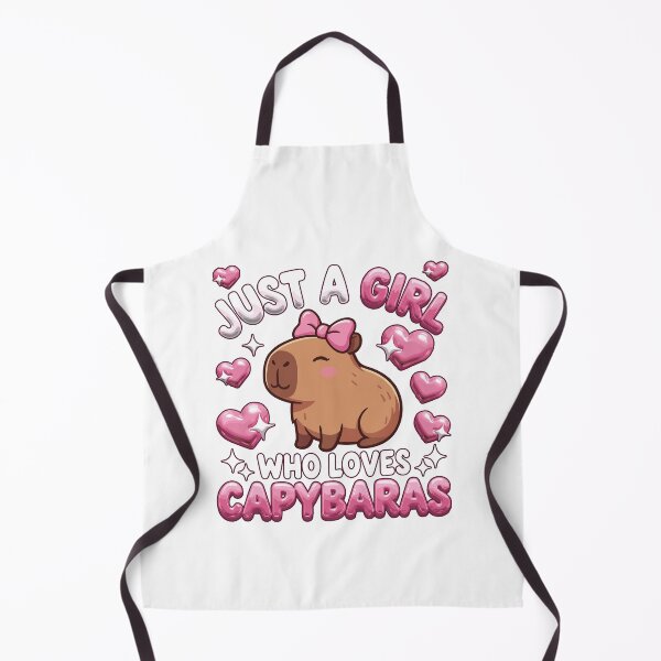 Item preview, Just A Girl Who Loves Capybaras designed and sold by EverkindInk.