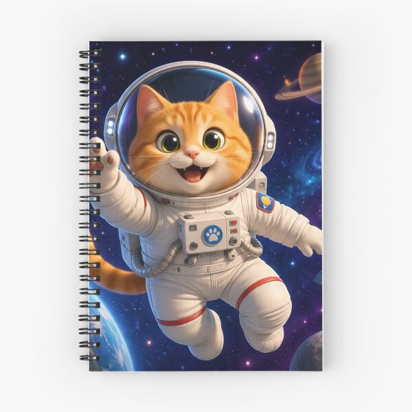 Item preview, cat in space designed and sold by JMAVILA ART.
