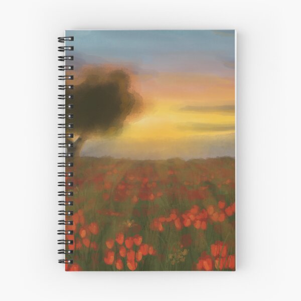 Item preview, Field of wildflowers at sunset designed and sold by rachellynnem.