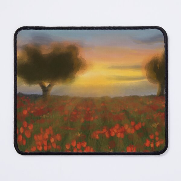 Item preview, Field of wildflowers at sunset designed and sold by rachellynnem.