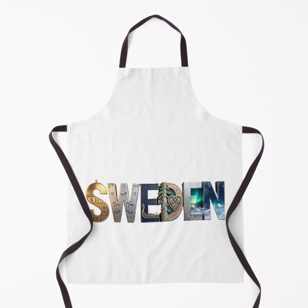 Item preview, Sweden Landmark Typography – Scandinavian Travel Design designed and sold by VladisWorld.