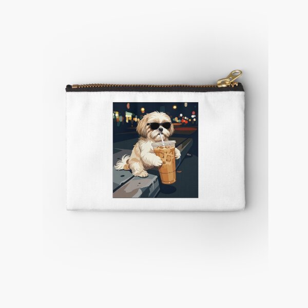 Item preview, Cool Dog Sunglasses Iced Coffee Night Vibes designed and sold by SiarheiYur.