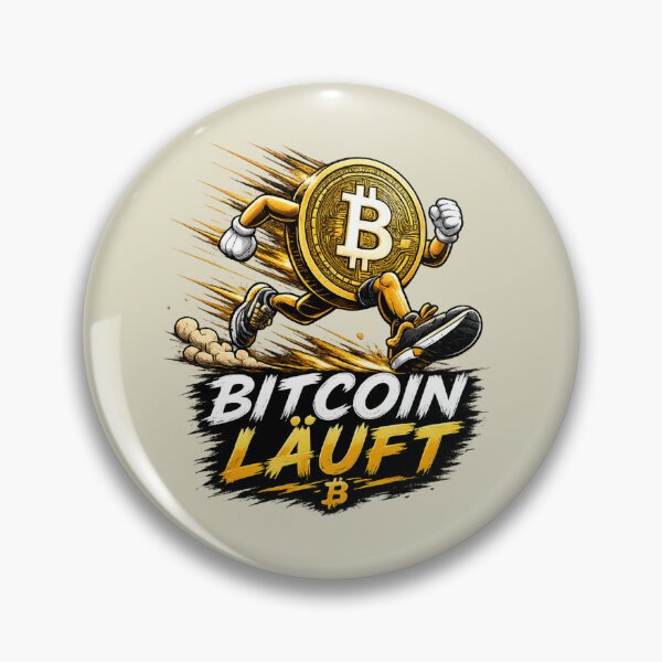 Item preview, Bitcoin Running Coin Comic Mascot Design designed and sold by tawscolors.