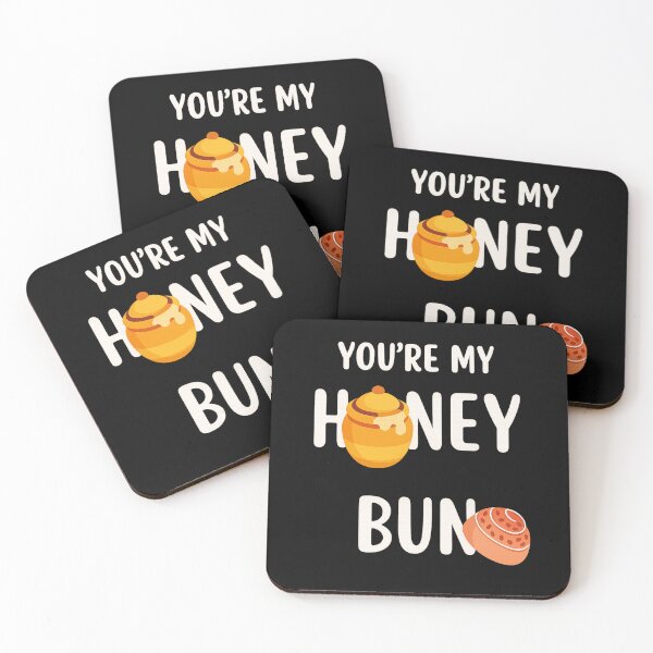 Item preview, You're My Honey Bun | Cute Bee & Baking Pun | Sweet Love Valentine's Design designed and sold by Genius Geek.