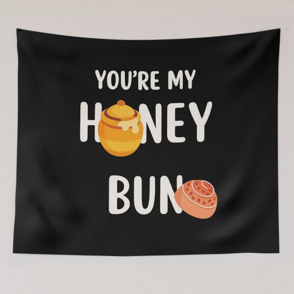 Item preview, You're My Honey Bun | Cute Bee & Baking Pun | Sweet Love Valentine's Design designed and sold by Genius Geek.