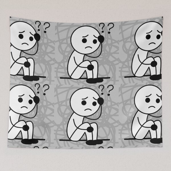 Item preview, Deep Thoughts in a Chaotic Mind Illustration designed and sold by DodoCraft3.