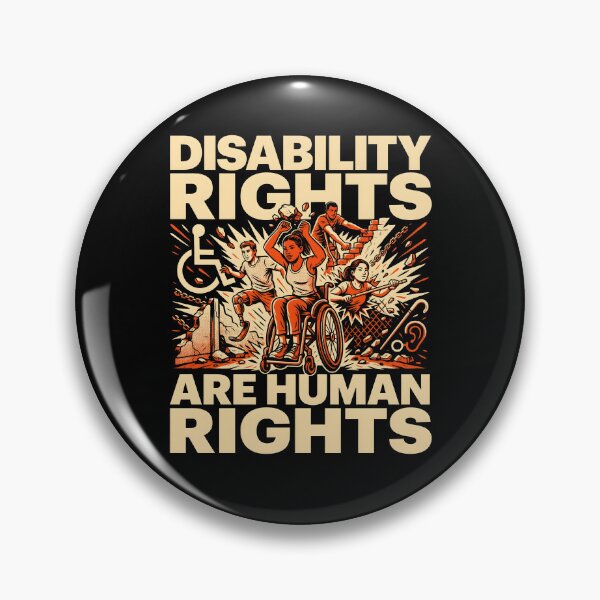 Item preview, Disability Rights Are Human Rights Equality Inclusion Social Justice designed and sold by Redgiant87x.