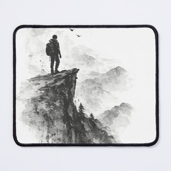 Item preview, Man on height  designed and sold by Uday-kala.