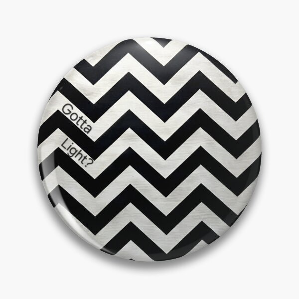 Item preview, Gotta Light Cryptic Horror Quote Chevron Art designed and sold by FineArtShirts.