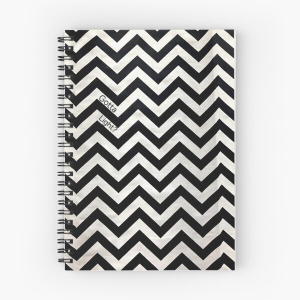 Item preview, Gotta Light Cryptic Horror Quote Chevron Art designed and sold by FineArtShirts.