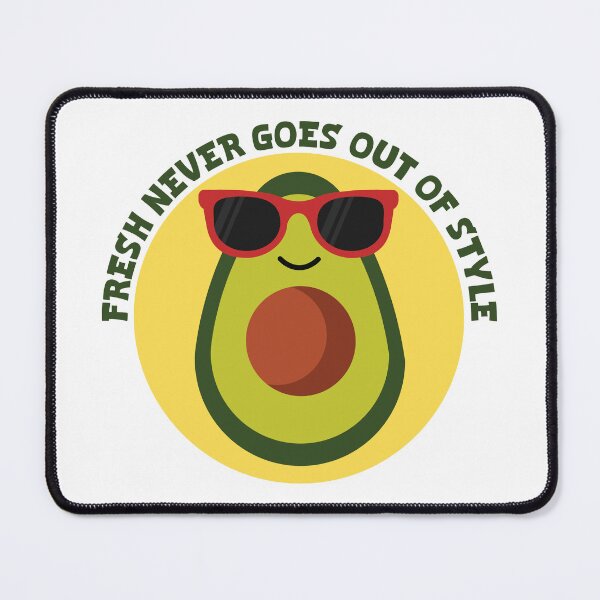 Item preview, Fresh Never Goes Out of Style Cute Avocado in Red Sunglasses designed and sold by Hallowed Artistry.