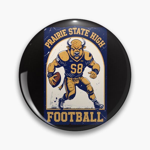 Item preview, Retro Bison Buffalo Sports Mascot Graphic designed and sold by Structure-Blue.