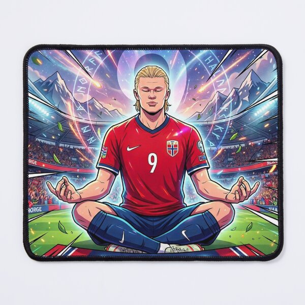 Item preview, Erling Haaland Meditation Yoga Pose designed and sold by Simplybe1.