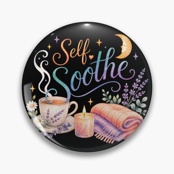 Item preview, Self Soothe DBT Mental Health Therapy Reminder Sticker designed and sold by ArcanePrintsxo.