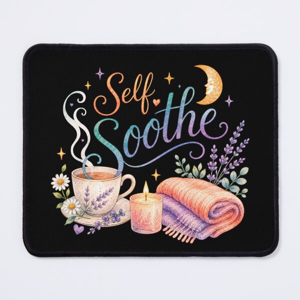 Item preview, Self Soothe DBT Mental Health Therapy Reminder Sticker designed and sold by ArcanePrintsxo.