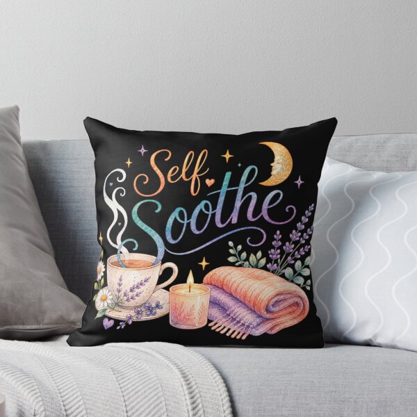 Item preview, Self Soothe DBT Mental Health Therapy Reminder Sticker designed and sold by ArcanePrintsxo.