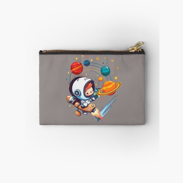 Item preview, Cute Chibi Astronaut Space Cartoon Rocket Adventure designed and sold by Szpaku desart .