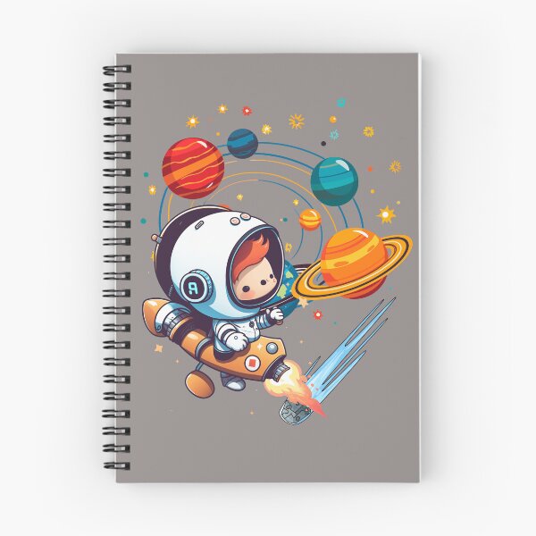 Item preview, Cute Chibi Astronaut Space Cartoon Rocket Adventure designed and sold by Szpaku desart .