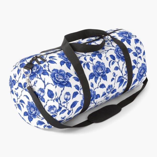 Item preview, Camellia Chinoiserie Blue White Porcelain Seamless Pattern designed and sold by Inkworksbyshery.